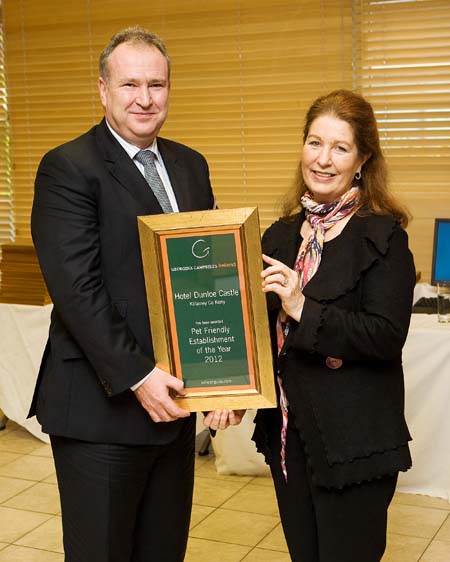 Pet Friendly Hotel of the Year 2012 - Hotel Dunloe Castle - Killarney County Kerry ireland